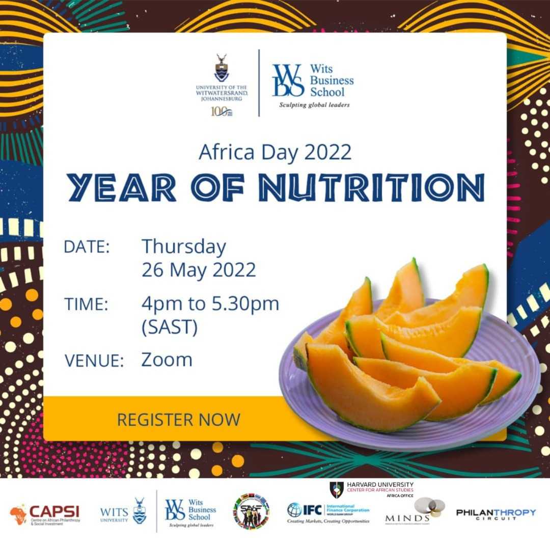 Philanthropy Circuit - Online Events - Africa Day 2022 Commemoration - Year of Nutrition